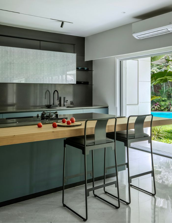 kitchen and dining